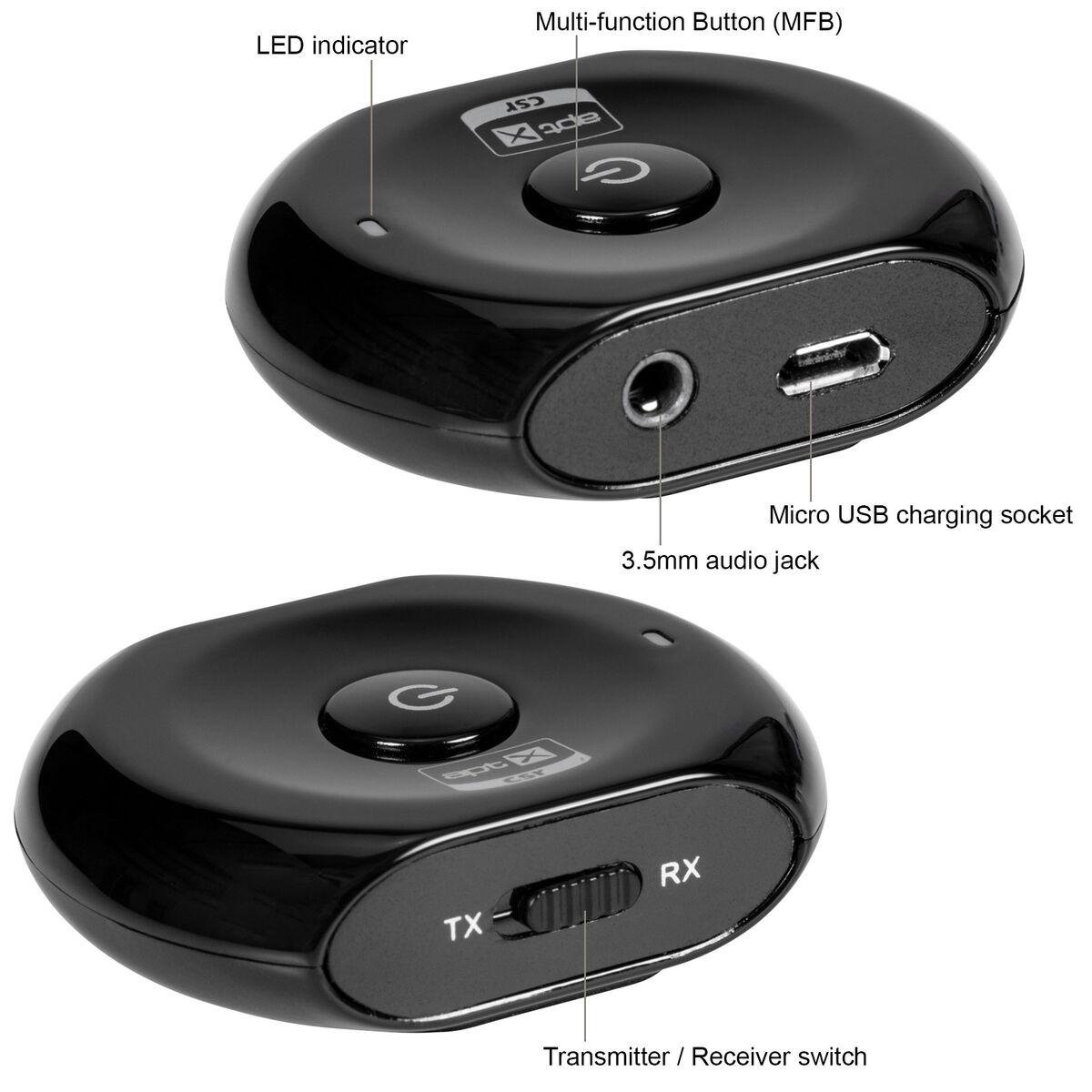 Avantree Saturn Wireless Bluetooth Receiver and Transmitter Featuring aptX Codec